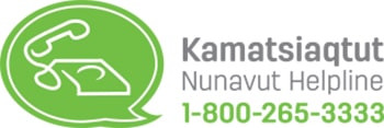 Nunavut Kamatsiaqtut Help Line Logo